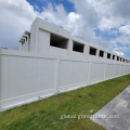 White Vinyl fence panel